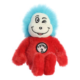Thing Two Shoulderkin from Dr. Seuss by Aurora, featuring a magnetic base, red suit, and blue hair